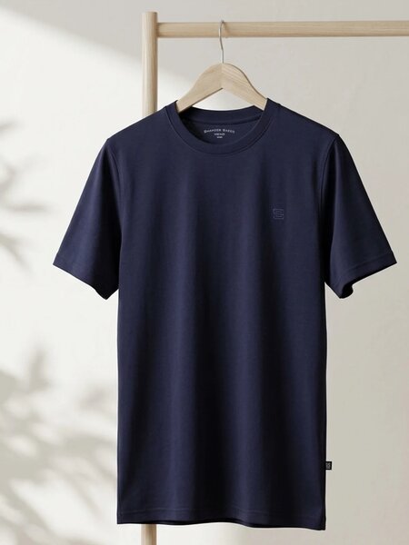 Navy Blue Basic T-Shirt (TEE-512)
