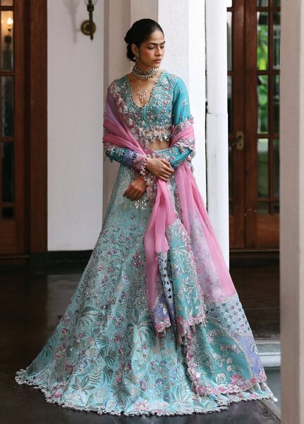 Jardin D Amour by Republic WomensWear Unstitched Embroidered Raw Silk 3 Piece Suit RW26UJA BELLE EPOQUE WU-02 - Wedding Collection