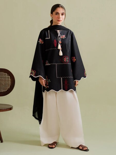 Bloomnight-3Pcs Embroidered Set