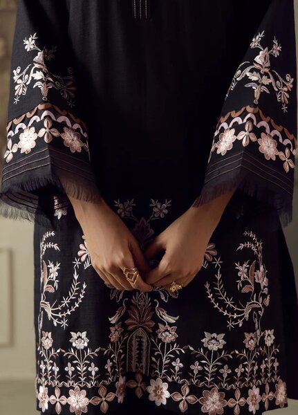 Sahar Unstitched Embroidered Khaddar 3 Piece Suit Zarelle Winter Collection