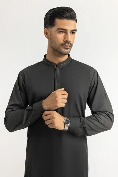 Regular Fit Embroidered Suits