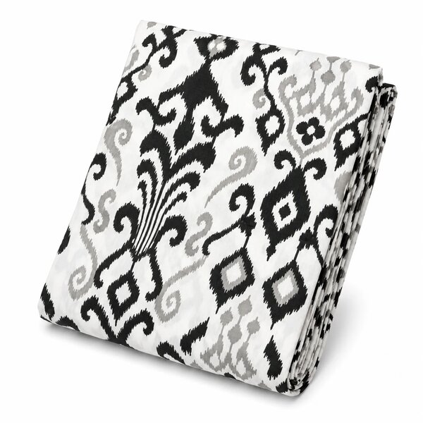Silver Lining Double Bed Sheet – 96x102 Inches | Soft Printed Cotton Bedsheet