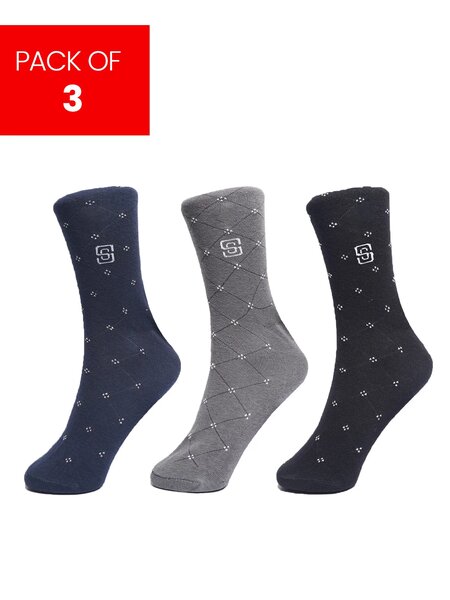 Designer Socks-1993 (Pack Of 3)