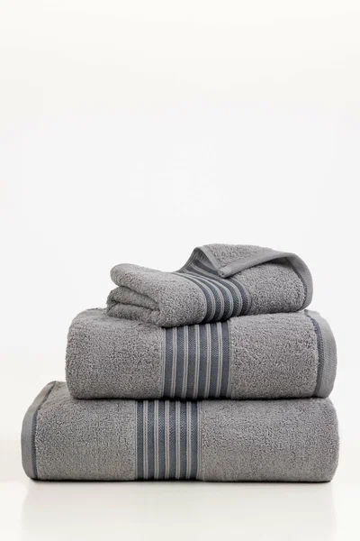 Dove Grey Combed Viscose Towel