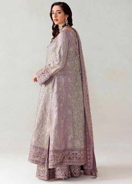 Aik Atelier Embroidered Jamwar Suits Unstitched 3 Piece AIK25EF Vl1 D-05 - Formals Collection