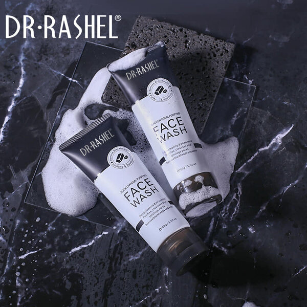 Dr.Rashel Black Charcoal Purifying Face Wash 100G