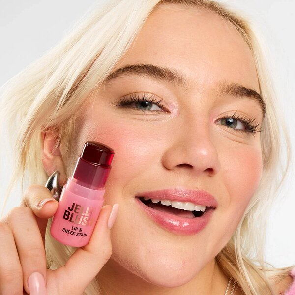 Revolution Jelly Blush Stick Lip And Cheek Stain Peach Orange