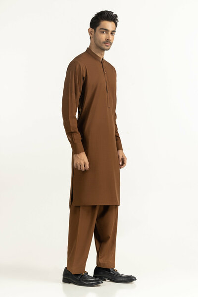 Regular Fit Embroidered Suits