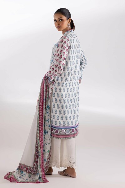 Stitched Printed Cambric Shirt