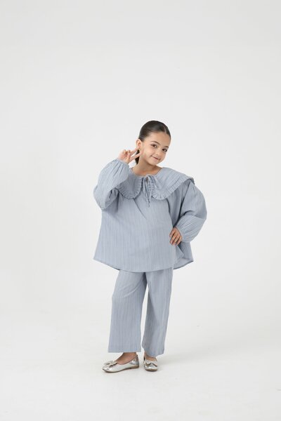 Grey Mist Cotton Co-ord Set