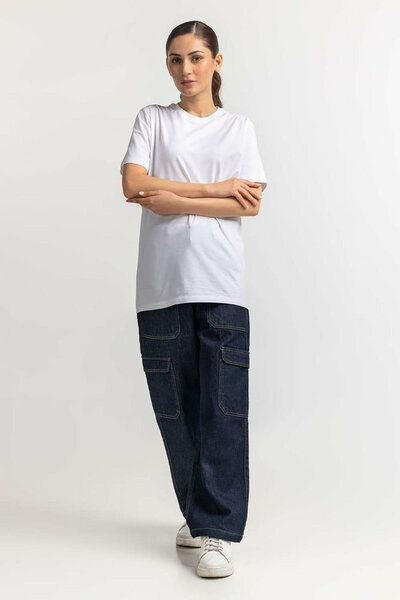 Blue Basic Denim Jeans