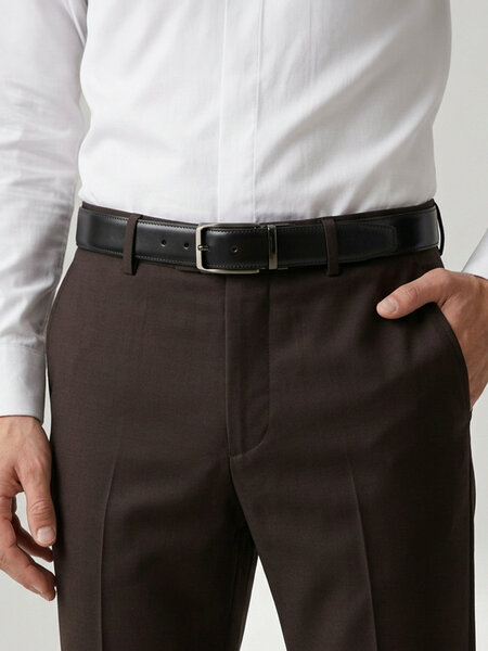 Brown & Black Reversible Belt (BELT-984)