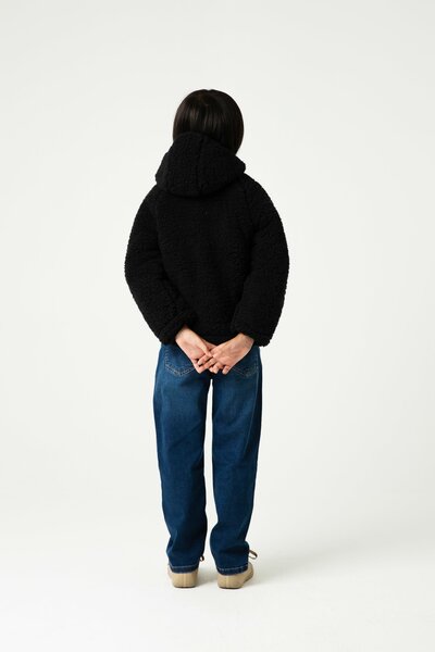 Black Alpine Sherpa Unisex Jacket