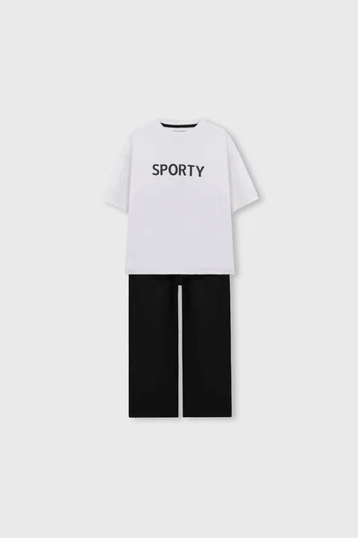 Boys Sporty Monotone Co-ord Set