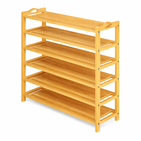 Bamboo Shoe Rack 6 Floor