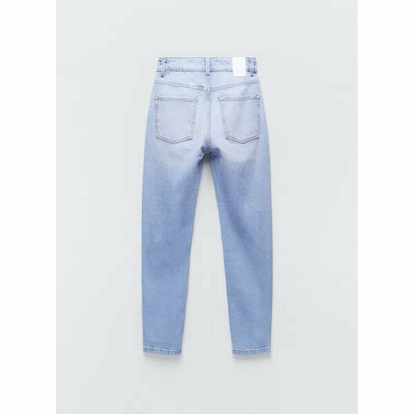 Zara- Z1975 Mom Jeans- Faded blue