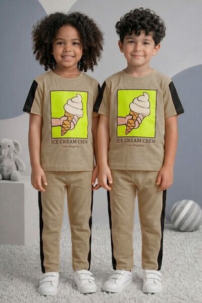 Tiny Teens Kid's Ice Cream Crew Twin Set
