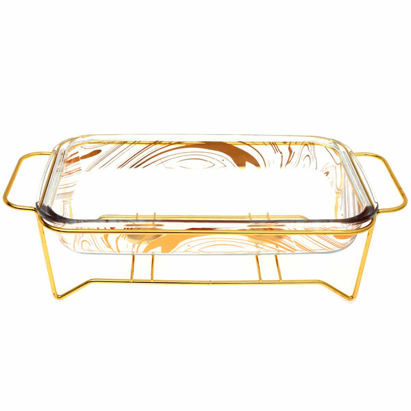 GLASS CHEFING DISH L 18-5 20240000000751