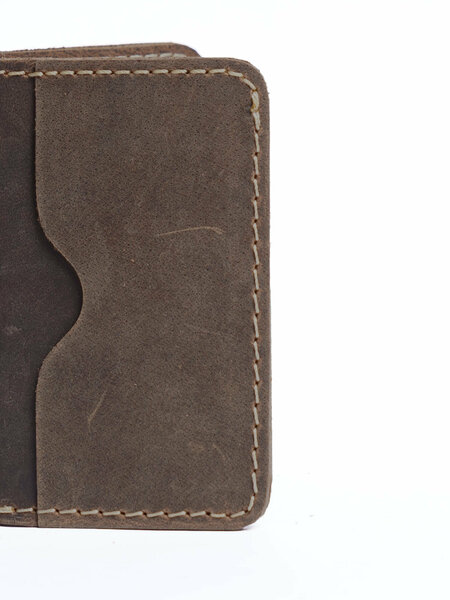 Brown Leather Card Holder (W-279)