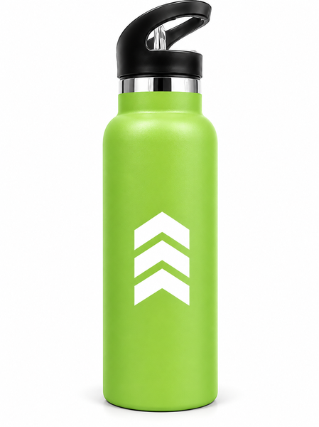 Sport Straw Vacuum Insulated Bottle – Green  Stainless Steel Water Bottle