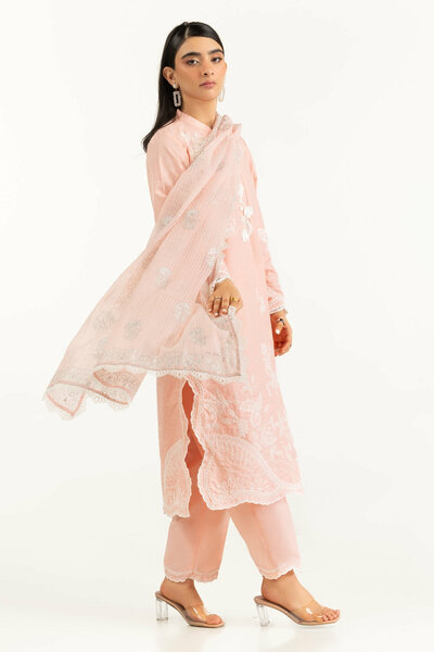 Poly Munar Block Printed Dupatta