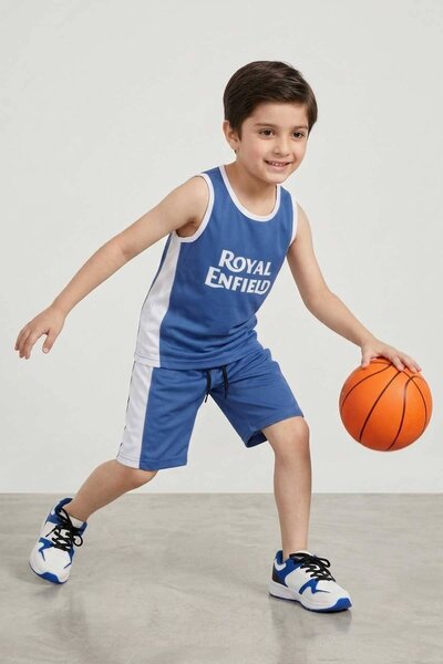Boy's Mesh Activewear Twin Set