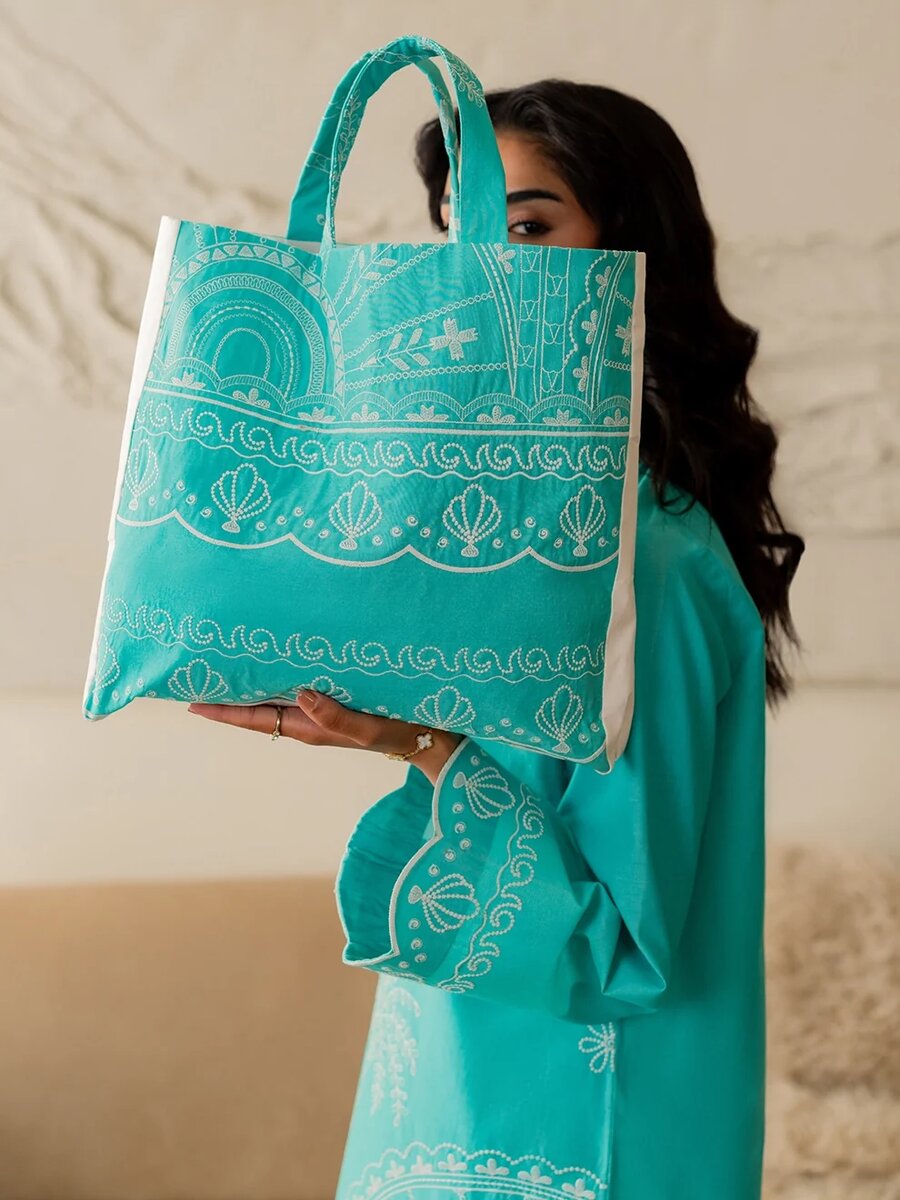 Sea Breeze - 3Pcs Embroidered Set
