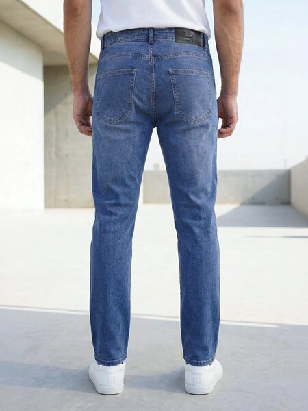 Blue Straight Fit Jeans 61