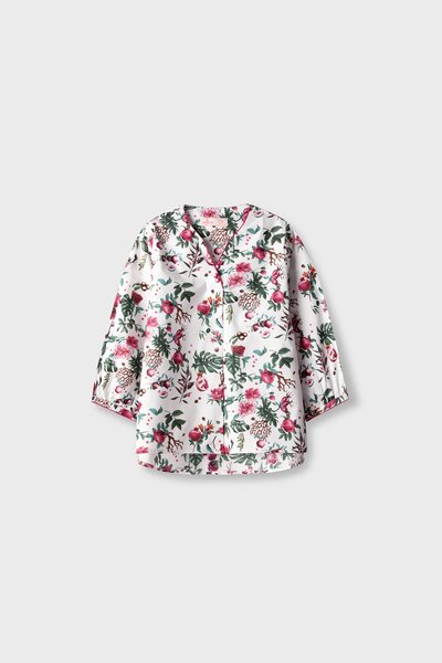 Rosette Garden Cotton Top