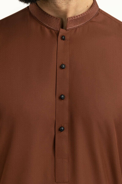 Regular Fit Embroidered Suits