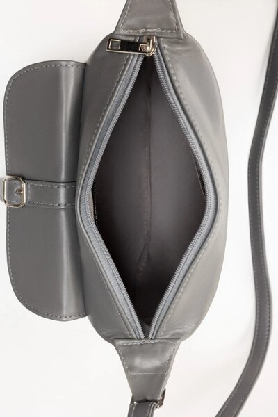 Grey Cross Body Bag