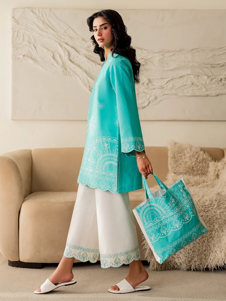 Sea Breeze - 3Pcs Embroidered Set