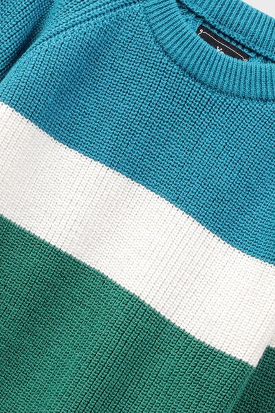 Boys Color Stride Knit Sweater