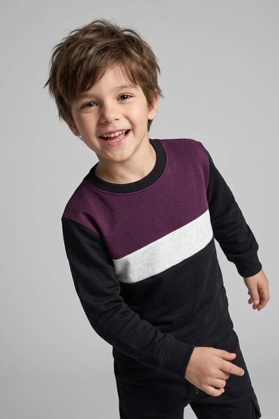 DKY Kid's Color Block Fleece Twin Set