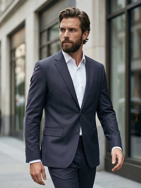 Dark Grey Two Piece Suit (SF-156)