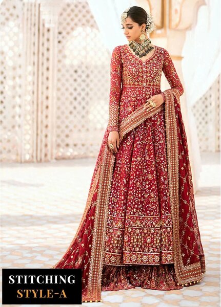 Aik Atelier Embroidered Chiffon Suits Unstitched 3 Piece AIK25EF Vl1 Look 01 - Formals Collection