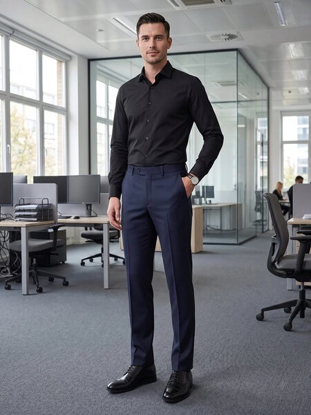 Navy Executive Formal Dress Pant (FDT-401)