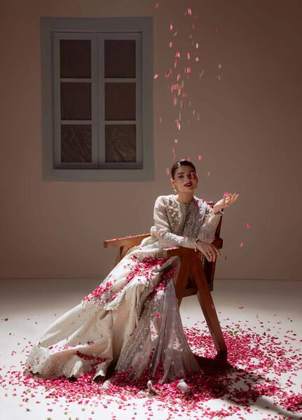 Ember by Aylin Unstitched Embroidered Organza 3 Piece Suit AY26UEW Enamour - Wedding Collection