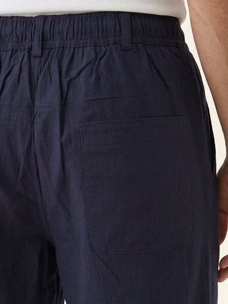 Navy Blue Cotton Stretch Trouser (CST-048)