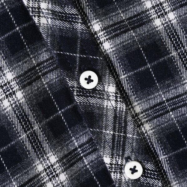 Boys Flannel Casual Shirt Baseball - GREY