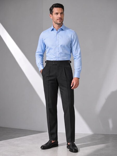 Black Imported Gurkha Pant  (FDT-473)