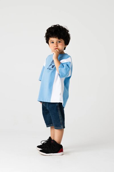 Boys Football Field Drop Tee