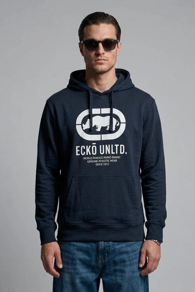 EU Men's Logo Pullover Hoodie