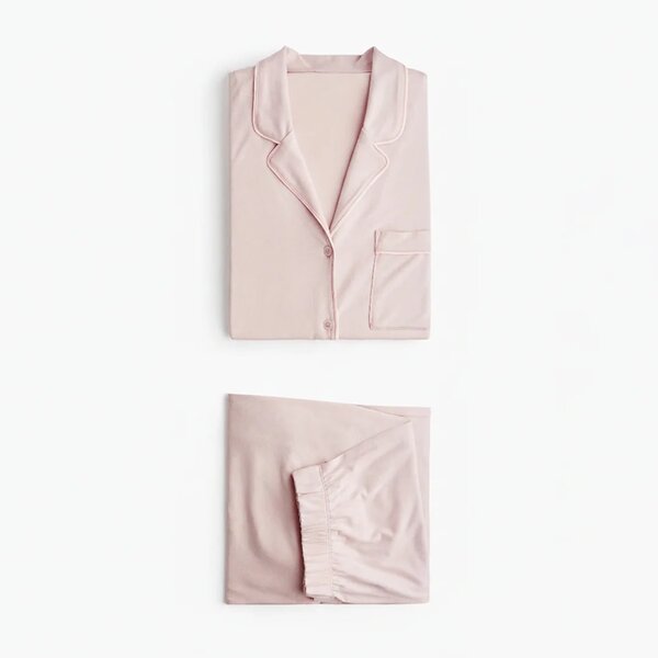 Cloud Pajama Set - Dusty Pink