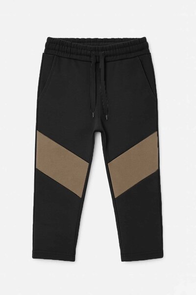 Max 21 Boy's Contrast Panel Terry Trousers
