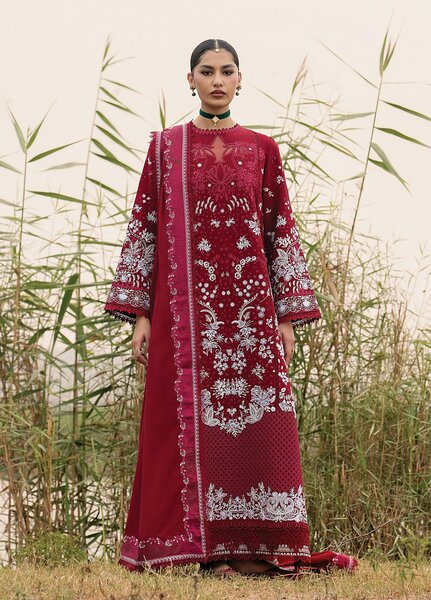 Sukhan by Afrozeh Unstitched Embroidered Viscose 3 Piece Suit AF26UVS Jalal FW01254 - Winter Collection