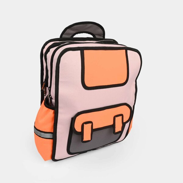 LEVUP 16" 2D Style Backpack/School Bag for Kids | Grade 1-4