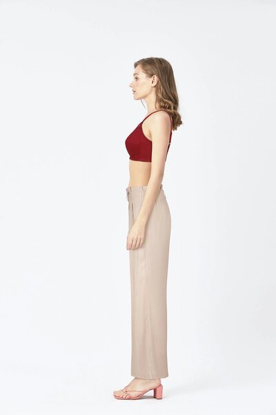 BLS - Colette Non Wired And Non Padded Cotton Bra - Burgundy