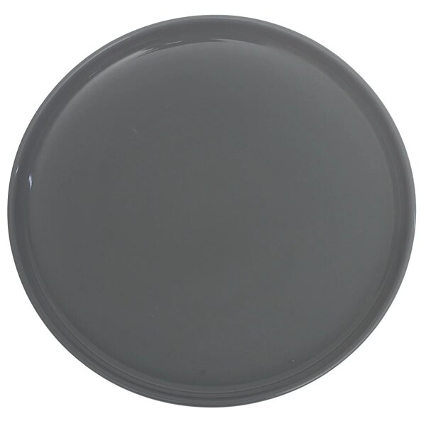 Black & Grey Dinner Plate – 10 Inch Food-Safe Plate