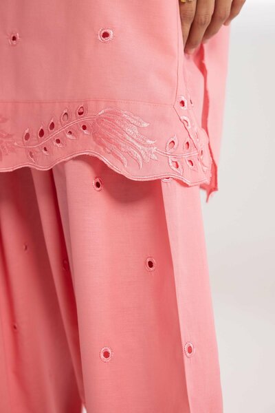 Stitched Lawn Embroidered Shirt + Shalwar
